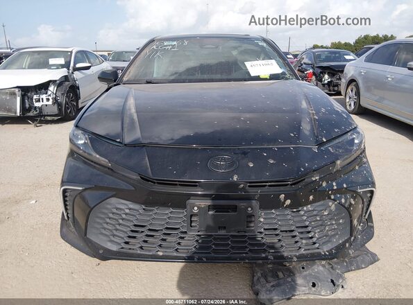 4T1DAACK4SU015092 2025 TOYOTA CAMRY Black Սարքավորումների վահանակի տեսք