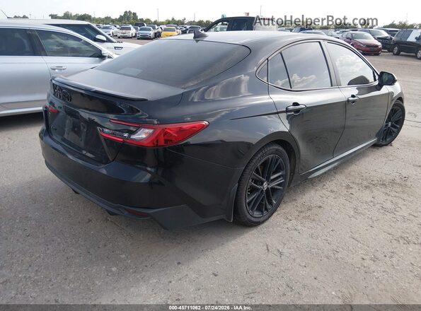 4T1DAACK4SU015092 2025 TOYOTA CAMRY Black Հետևի աջ