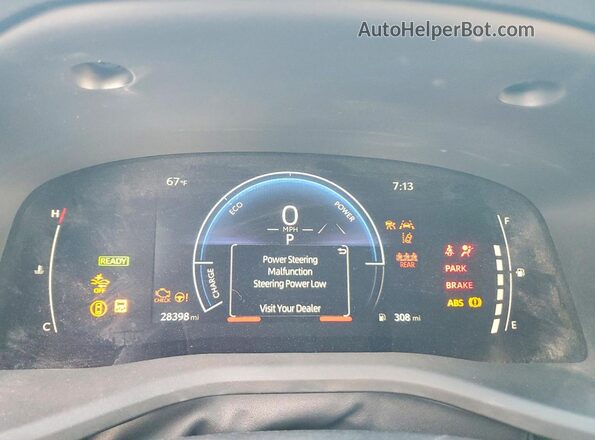 4T1DAACK4SU027761 2025 TOYOTA CAMRY Black Вид щитка приладів