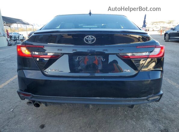 4T1DAACK4SU027761 2025 TOYOTA CAMRY Black Вид ззаду