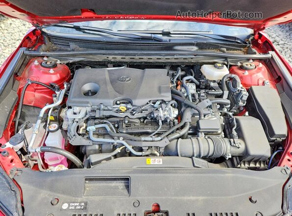 4T1DAACK4SU044415 2025 TOYOTA CAMRY Красный Вид задней части салона