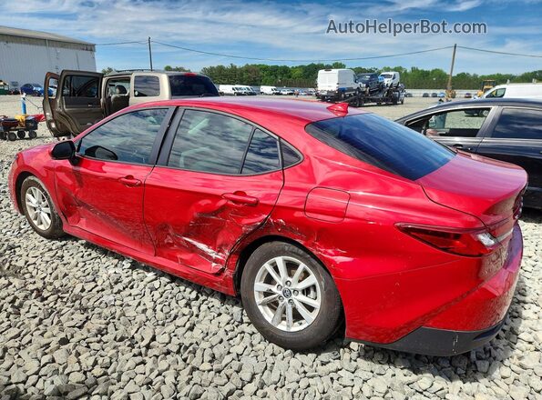 4T1DAACK4SU044415 2025 TOYOTA CAMRY Красный Задняя левая четверть