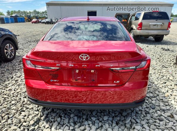 4T1DAACK4SU044415 2025 TOYOTA CAMRY Красный Вид сзади
