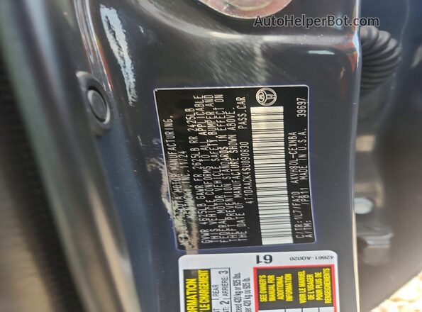 4T1DAACK4SU090830 2025 TOYOTA CAMRY Серый Вид наклейки с VIN-кодом
