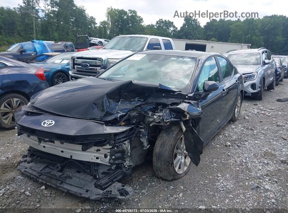 4T1DAACK4SU123258 2025 TOYOTA CAMRY Black Առջևի ձախ երեք քառորդ տեսարան