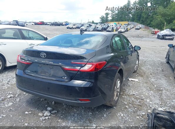 4T1DAACK4SU123258 2025 TOYOTA CAMRY Black Հետևի աջ