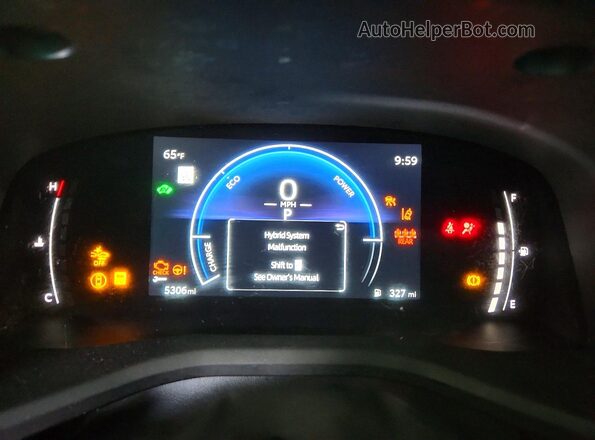 4T1DAACK4SU129366 2025 TOYOTA CAMRY Белый Вид щитка приборов