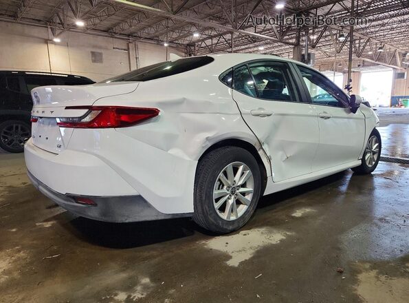 4T1DAACK4SU129366 2025 TOYOTA CAMRY Белый Задняя правая четверть