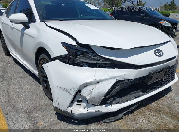 4T1DAACK4SU515110 2025 TOYOTA CAMRY White Front view