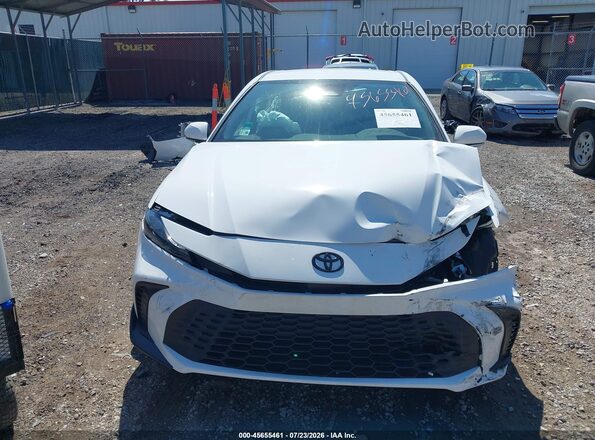 4T1DAACK4SU541464 2025 TOYOTA CAMRY White Instrument cluster view