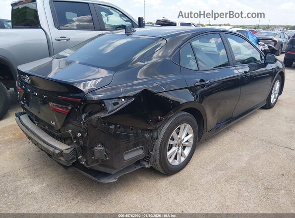 4T1DAACK4SU600366 2025 TOYOTA CAMRY Black Задня права чверть