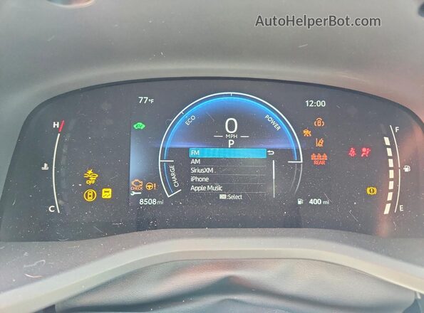 4T1DAACK4SU631276 2025 TOYOTA CAMRY White Вид щитка приладів