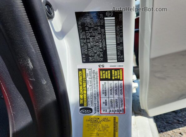 4T1DAACK4TU212488 2026 TOYOTA CAMRY White Вид підкапотного простору