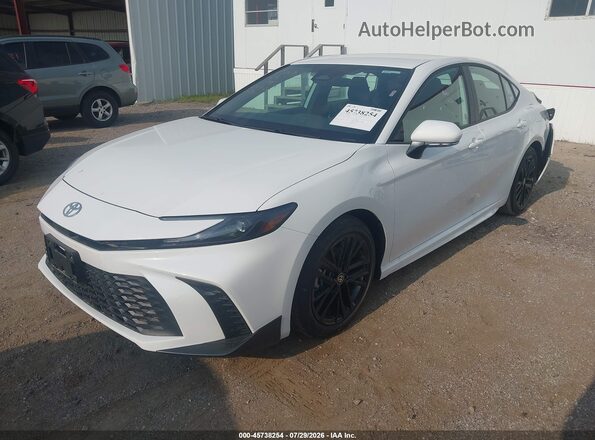 4T1DAACK4TU309836 2026 TOYOTA CAMRY White Առջևի ձախ երեք քառորդ տեսարան