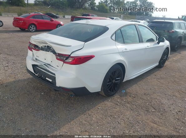 4T1DAACK4TU309836 2026 TOYOTA CAMRY White Հետևի աջ