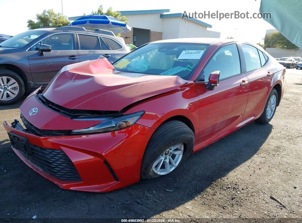 4T1DAACK4TU311988 2026 TOYOTA CAMRY Red წინა მარცხენა ხედი სამი მეოთხედიდან