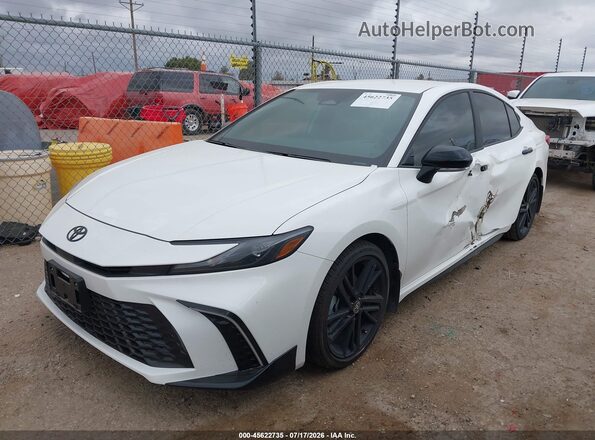 4T1DAACK4TU312087 2026 TOYOTA CAMRY White Առջևի ձախ երեք քառորդ տեսարան