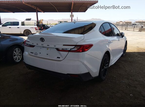 4T1DAACK4TU726308 2026 TOYOTA CAMRY White Հետևի աջ