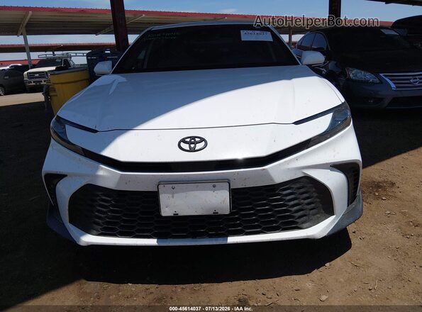 4T1DAACK4TU726308 2026 TOYOTA CAMRY White Սարքավորումների վահանակի տեսք