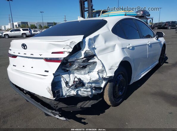 4T1DAACK4TU733551 2026 TOYOTA CAMRY Белый Задняя правая четверть