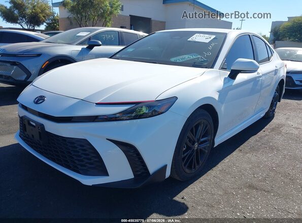 4T1DAACK4TU733551 2026 TOYOTA CAMRY Белый Передняя левая четверть