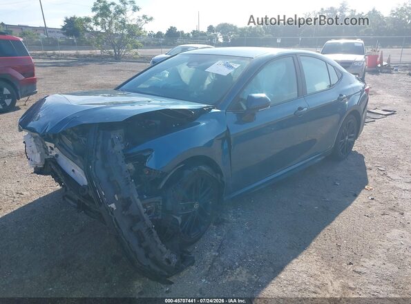 4T1DAACK5SU016400 2025 TOYOTA CAMRY Blue Առջևի ձախ երեք քառորդ տեսարան