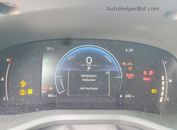 4T1DAACK5SU019393 2025 TOYOTA CAMRY Red Вид щитка приладів