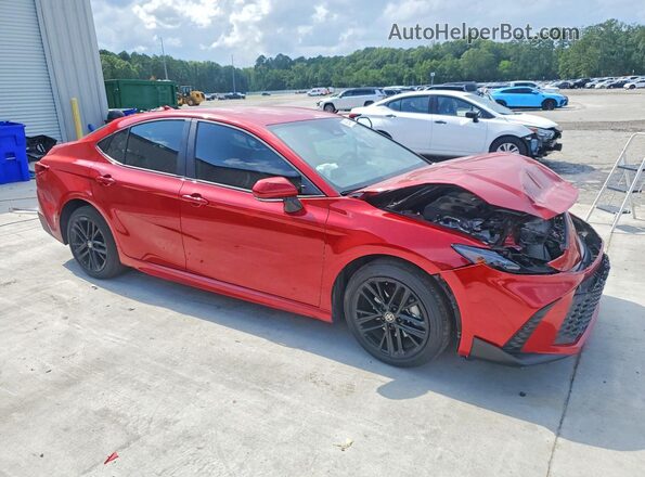 4T1DAACK5SU019393 2025 TOYOTA CAMRY Red Передня права чверть