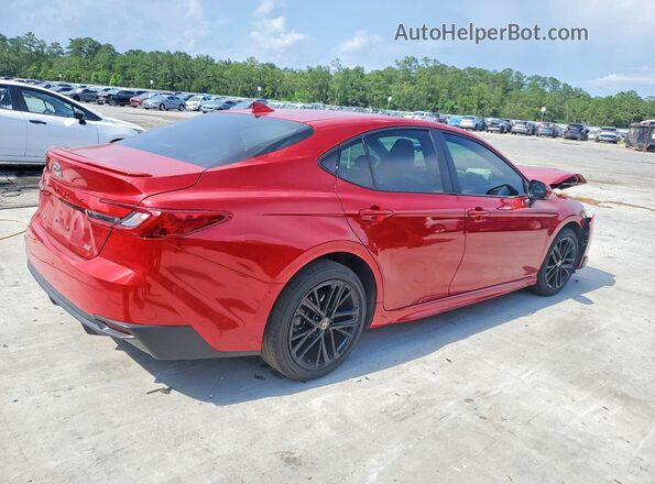 4T1DAACK5SU019393 2025 TOYOTA CAMRY Red Задня права чверть