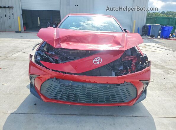 4T1DAACK5SU019393 2025 TOYOTA CAMRY Red Вид спереду