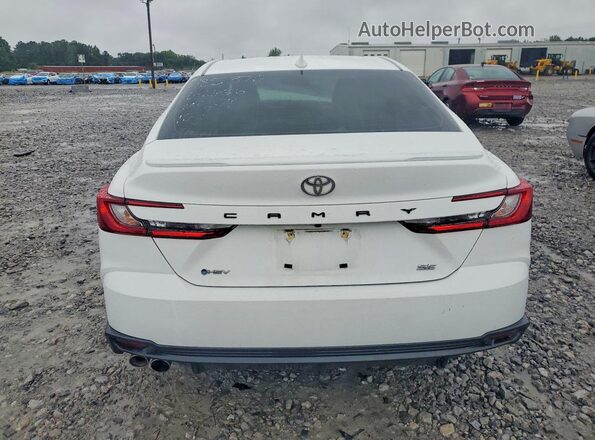 4T1DAACK5SU029695 2025 TOYOTA CAMRY White Vista trasera