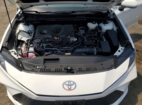 4T1DAACK5SU034475 2025 TOYOTA CAMRY Белый Вид задней части салона