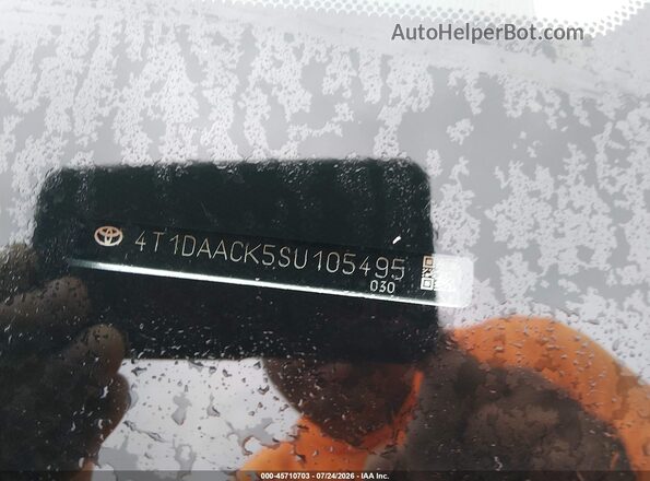 4T1DAACK5SU105495 2025 TOYOTA CAMRY Серебряный Вид подкапотного пространства