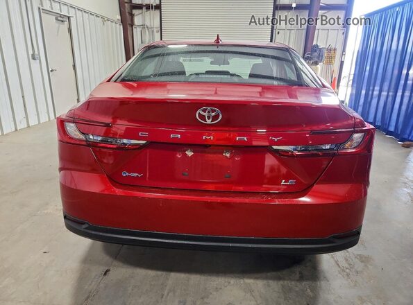 4T1DAACK5SU121048 2025 TOYOTA CAMRY Red Widok z tyłu