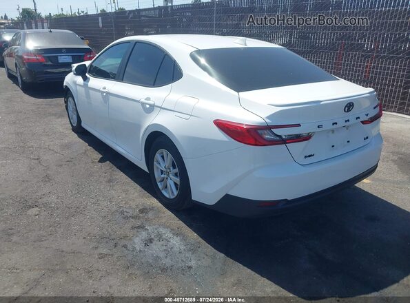 4T1DAACK5SU135077 2025 TOYOTA CAMRY White Trasero izquierdo