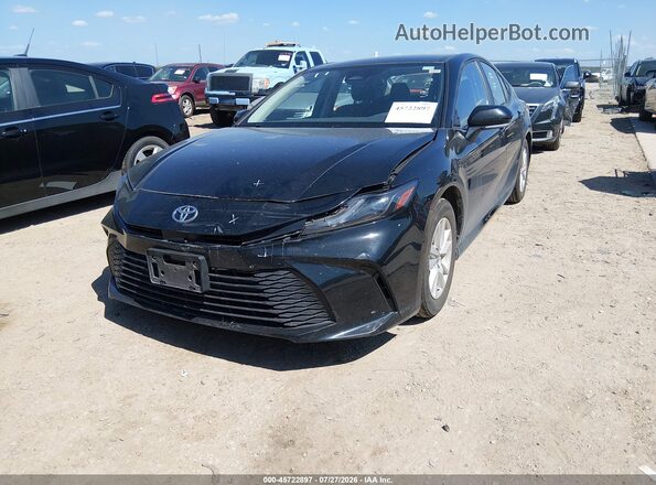 4T1DAACK5SU597249 2025 TOYOTA CAMRY Черный Передняя левая четверть