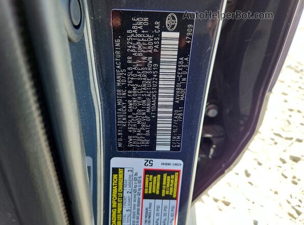 4T1DAACK5TU224519 2026 TOYOTA CAMRY Угольный Вид подкапотного пространства