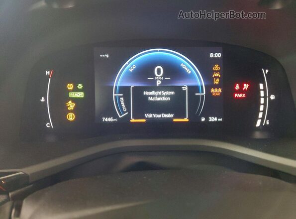 4T1DAACK5TU253700 2026 TOYOTA CAMRY White Instrument cluster view