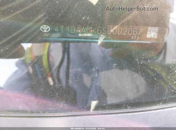4T1DAACK6SU002067 2025 TOYOTA CAMRY Синий Вид подкапотного пространства