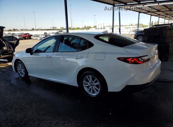 4T1DAACK6SU020956 2025 TOYOTA CAMRY White უკანა მარცხენა