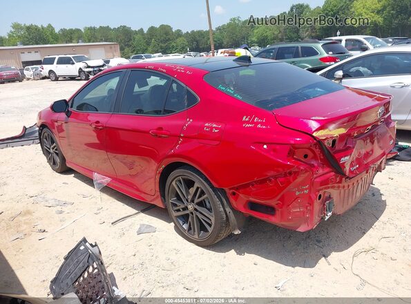 4T1DAACK6SU033108 2025 TOYOTA CAMRY Red Հետևի ձախ