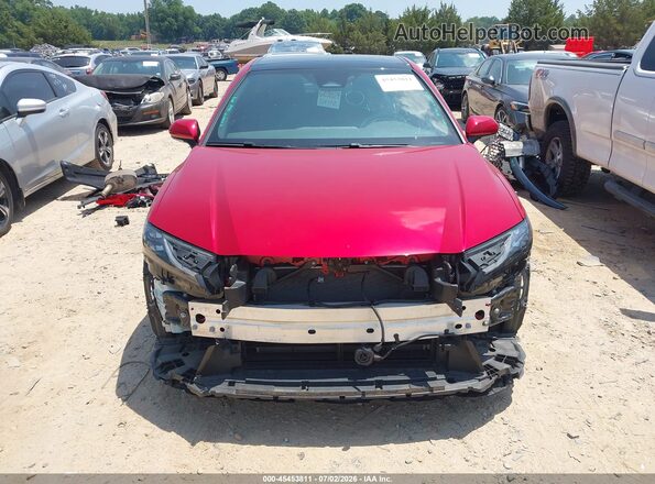 4T1DAACK6SU033108 2025 TOYOTA CAMRY Red Սարքավորումների վահանակի տեսք