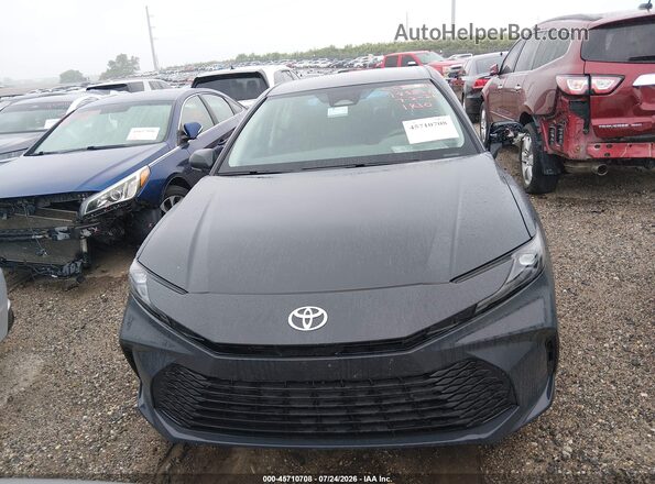 4T1DAACK6SU052161 2025 TOYOTA CAMRY Gray Вид щитка приладів