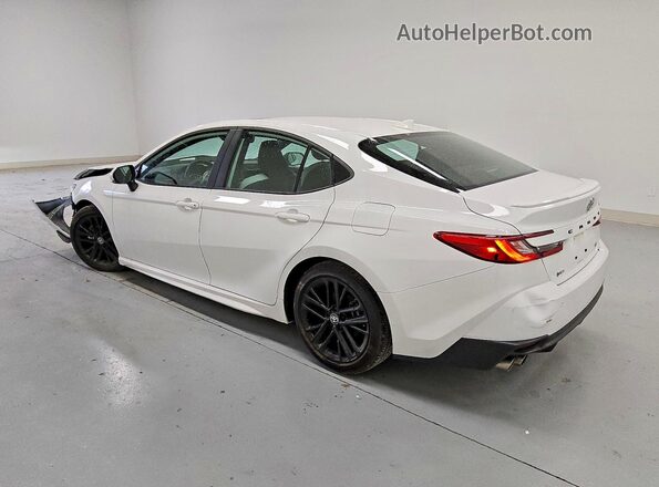 4T1DAACK6SU085614 2025 TOYOTA CAMRY White Задня ліва чверть