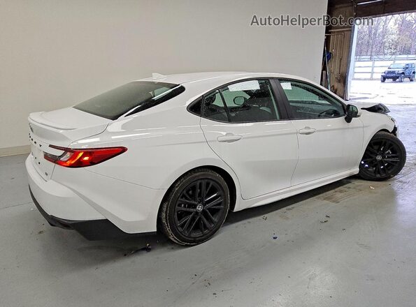 4T1DAACK6SU085614 2025 TOYOTA CAMRY White Задня права чверть