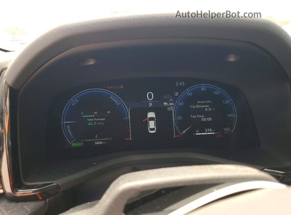 4T1DAACK6SU091347 2025 TOYOTA CAMRY White Widok zestawu wskaźników