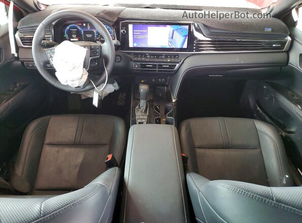 4T1DAACK6SU093812 2025 TOYOTA CAMRY Red Вид панелі приладів