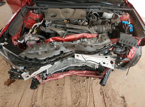 4T1DAACK6SU093812 2025 TOYOTA CAMRY Red Вид задньої частини салону