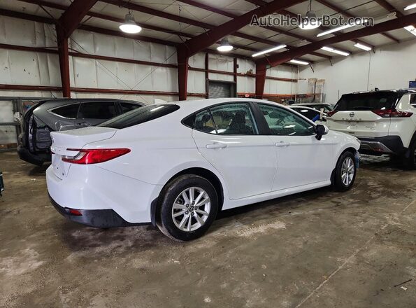 4T1DAACK6SU122810 2025 TOYOTA CAMRY Белый Задняя правая четверть