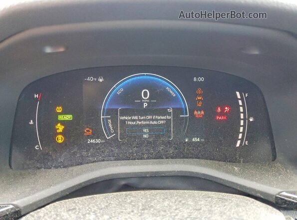 4T1DAACK6SU122810 2025 TOYOTA CAMRY Белый Вид щитка приборов